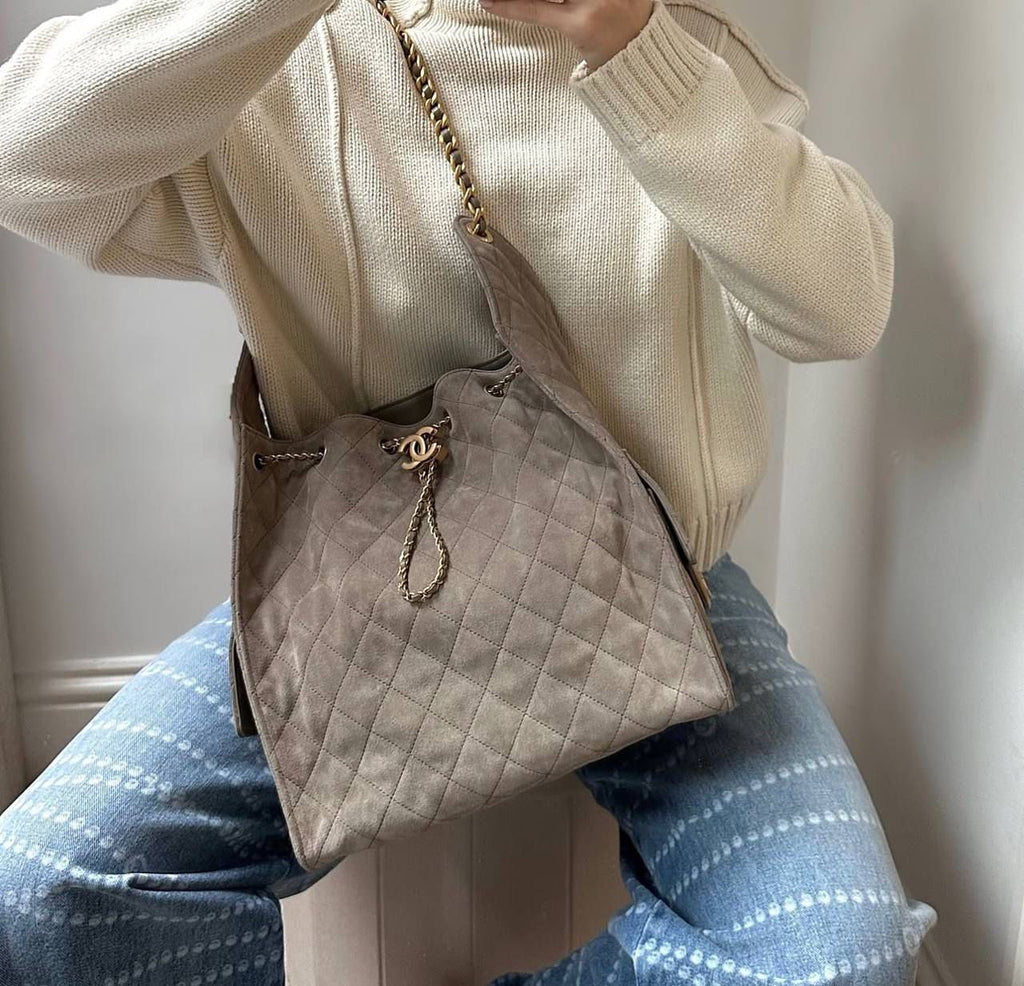 Chanel 25 Hobo Bag Suede