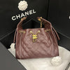 Chanel 25 hobo medium dark brown receipt 2025