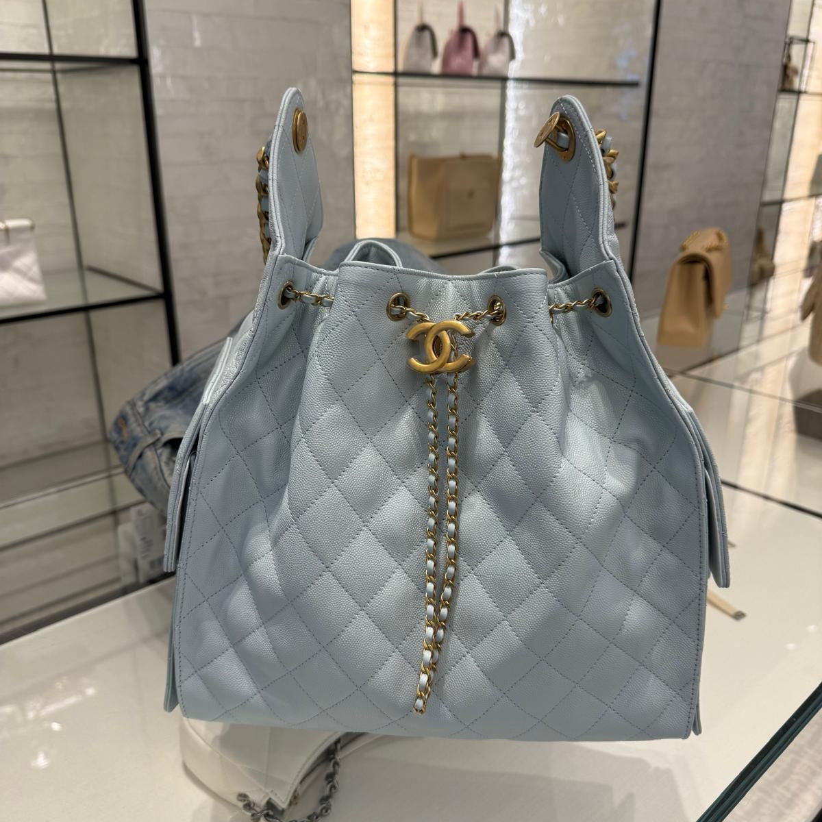 Chanel 25s Hobo medium blue ciel – Personal Shopper London