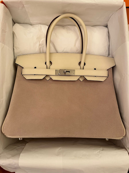 Hermes B30 Grizzly Nata / Glycine U