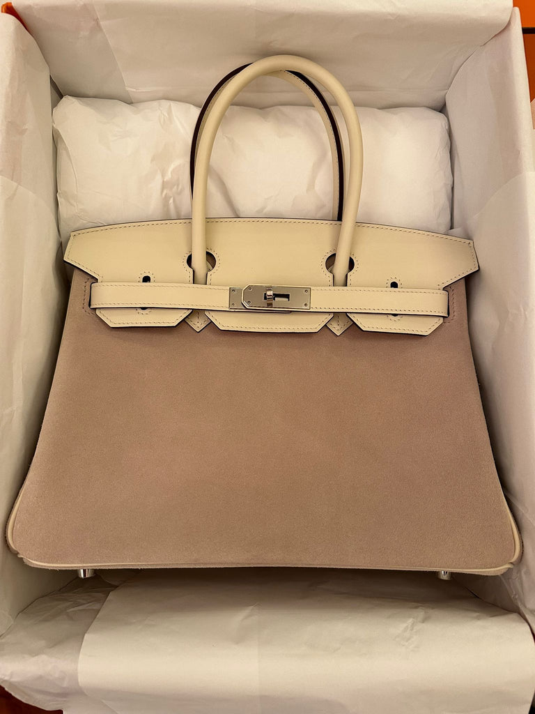 Hermes B30 Grizzly Nata / Glycine U