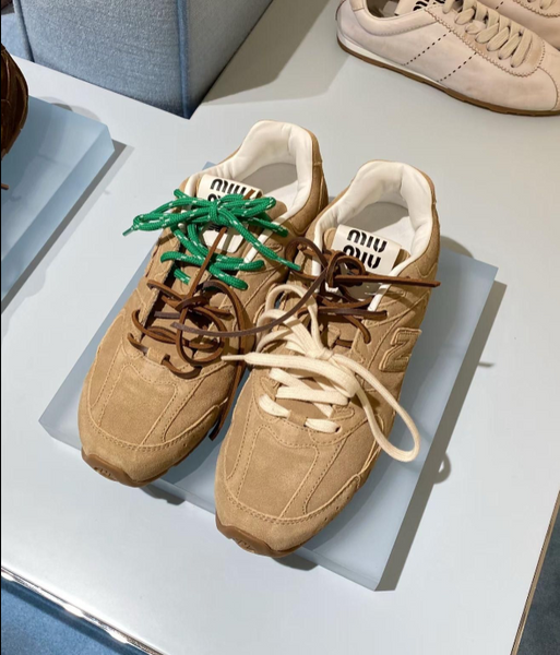 New Balance X Miu Miu 530 SL suede sneakers