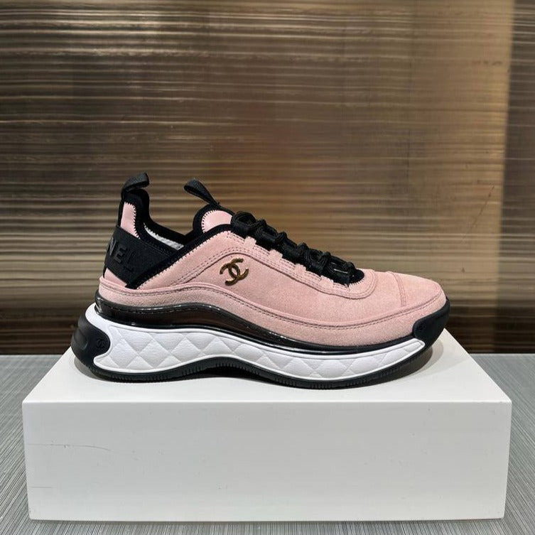 CHANEL pink trail sneakers – Anastasia personal shopper london