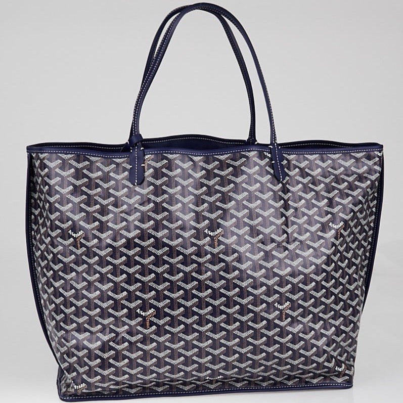 Goyard Anjou GM tote in special colors navy