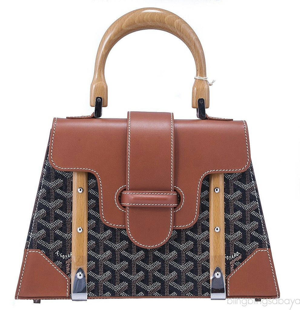 Goyard Saigon PM tote brown