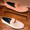 Hermes Destin loafers in beige