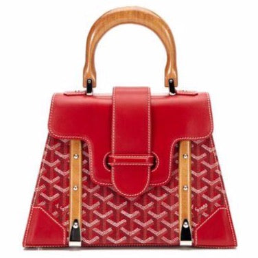 Goyard Saigon PM tote red