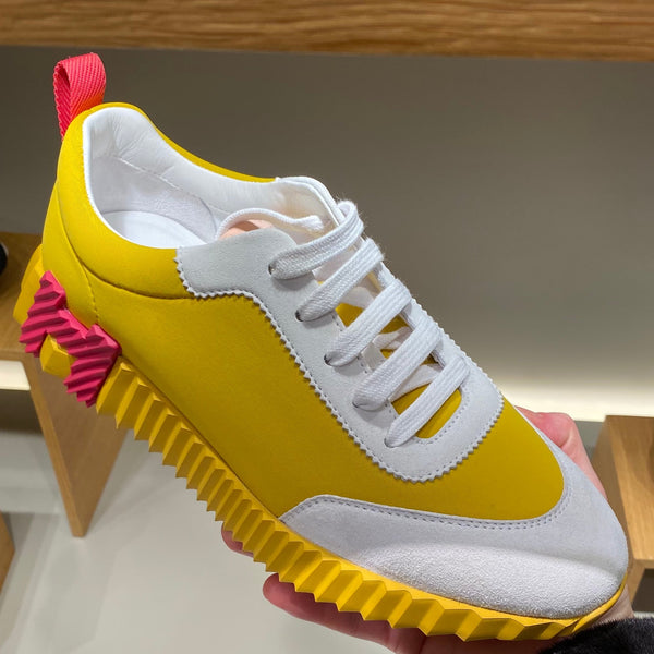 Hermes yellow bouncing sneaker – Personal Shopper London