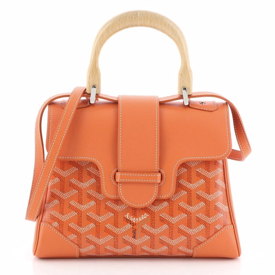 Goyard Saigon mini soft bag orange