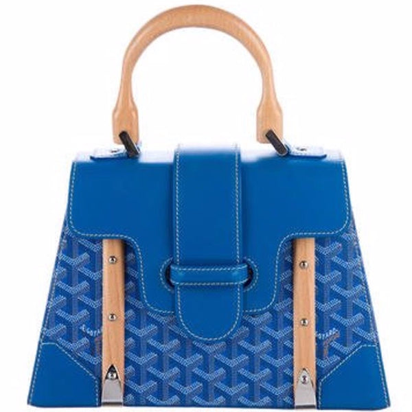 Goyard Saigon PM tote blue