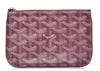 Goyard Senat Mini pouch in special colors burgundy