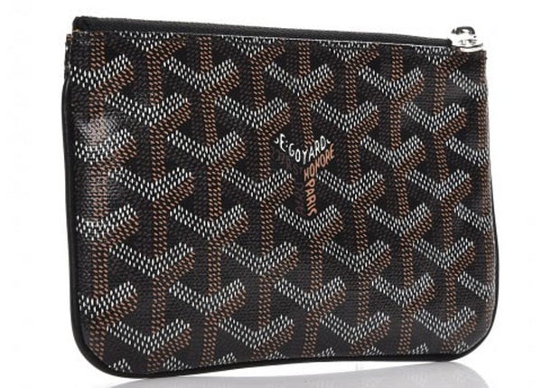 Goyard Senat Mini pouch in black/black