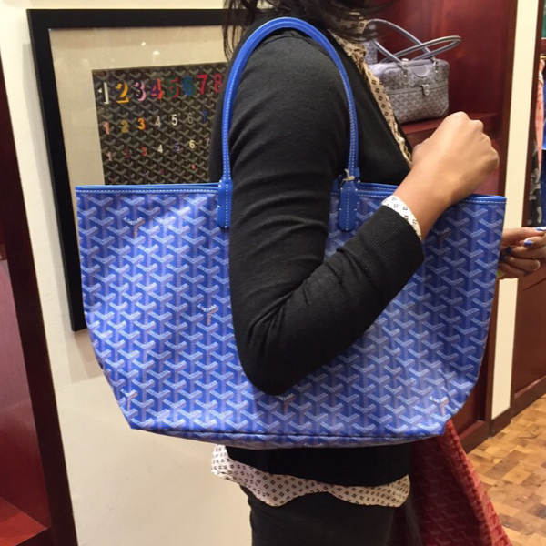 Goyard Saint Louis PM tote special colors blue