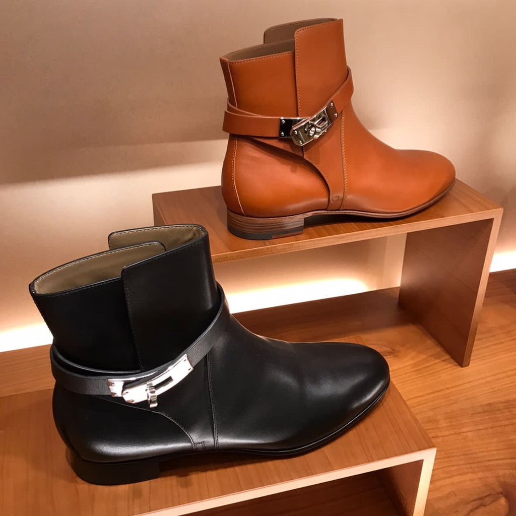 Hermes Neo ankle boots in black brown – Personal Shopper London