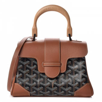 Goyard Saigon mini soft bag brown
