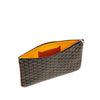 Goyard Senat medium (MM) pouch in black/tan color
