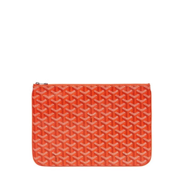 Goyard Senat medium pouch in orange