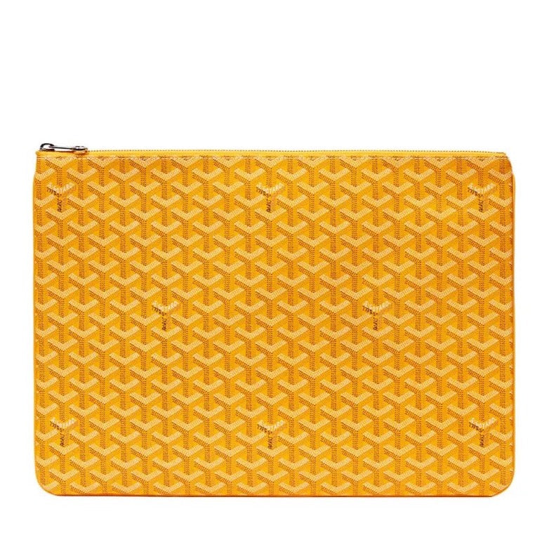 Goyard Senat GM large pouch in yellow