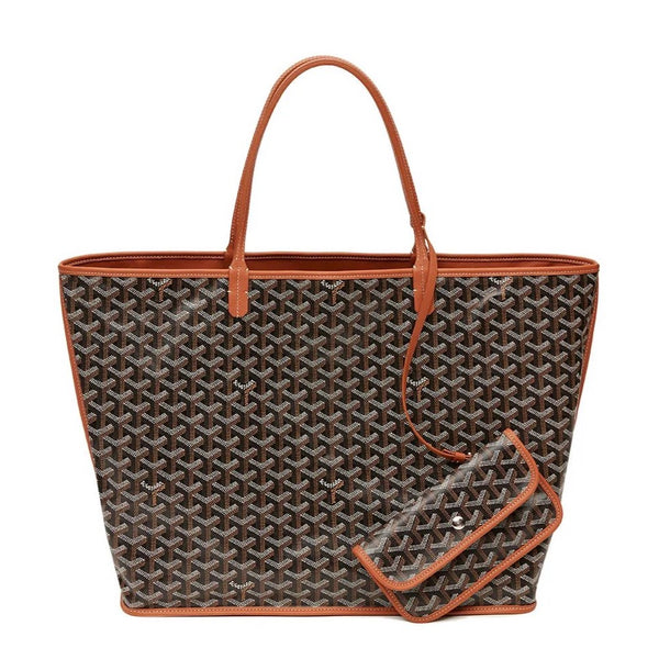 Goyard Anjou reversible GM tote in classic colors