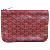 Goyard Senat small pouch in special colors red
