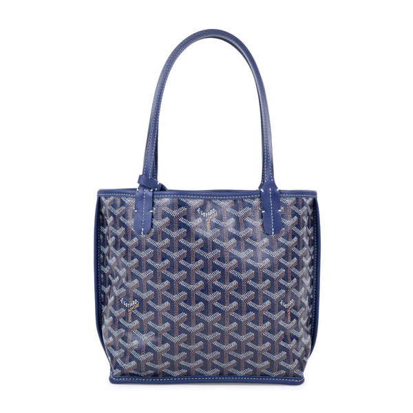 Goyard Anjou mini tote blue