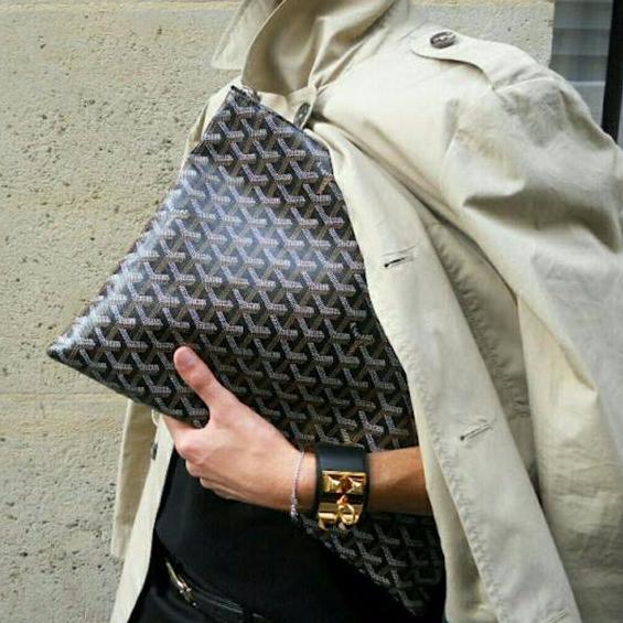 Goyard Senat GM Large pouch in black