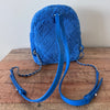 Chanel blue Teddy backpack