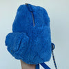 Chanel blue Teddy backpack