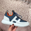 Hermes blue Duel sneaker