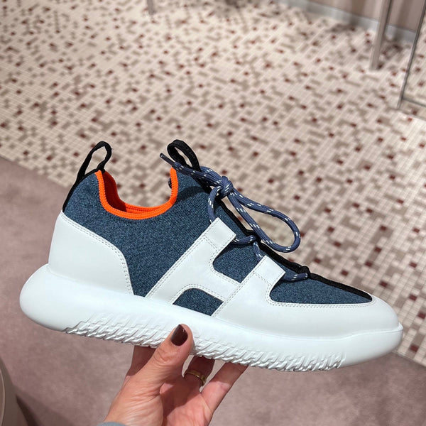 Hermes blue Duel sneaker