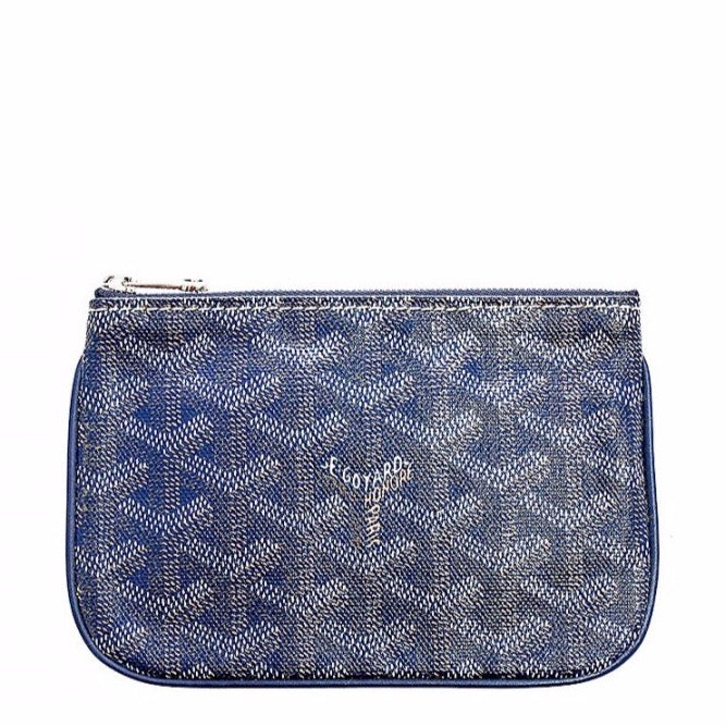 Goyard Senat Mini pouch in special colors navy